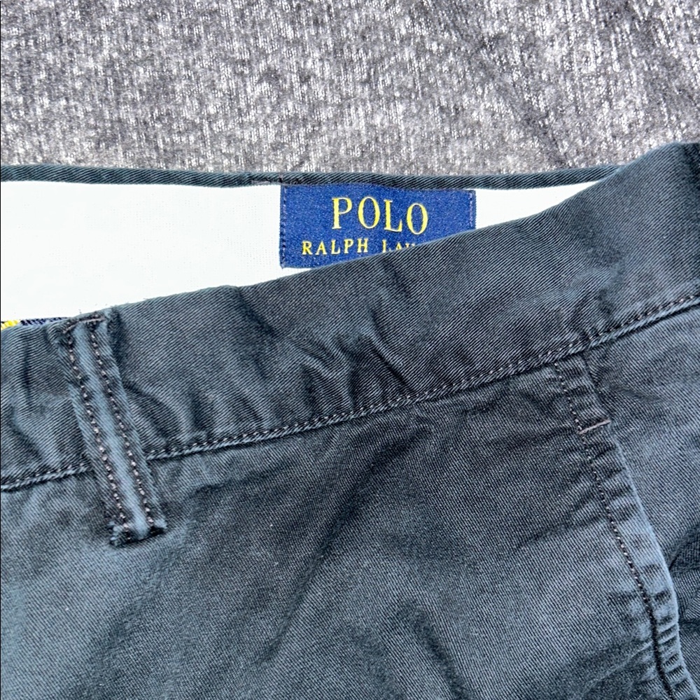 Ralph Lauren Navy and Light Blue Polo Chino Shorts